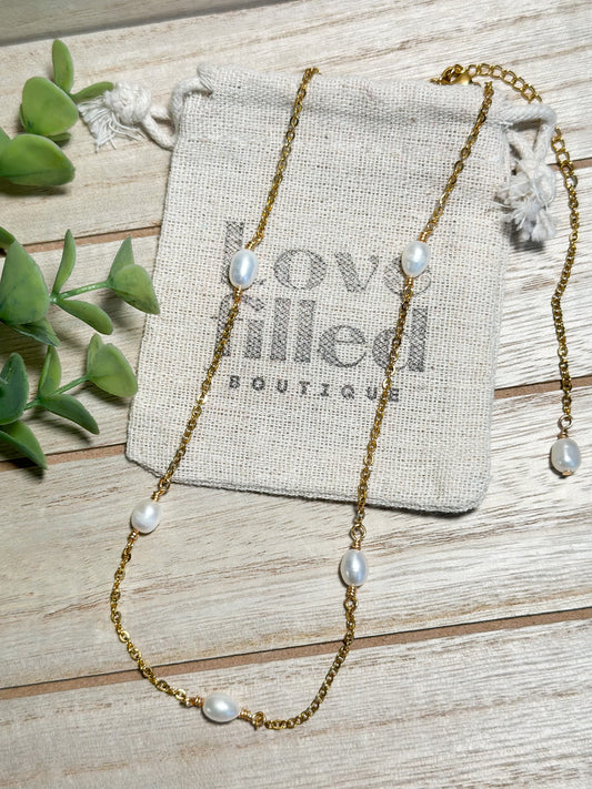 Ivory Fresh Water Pearls Necklace