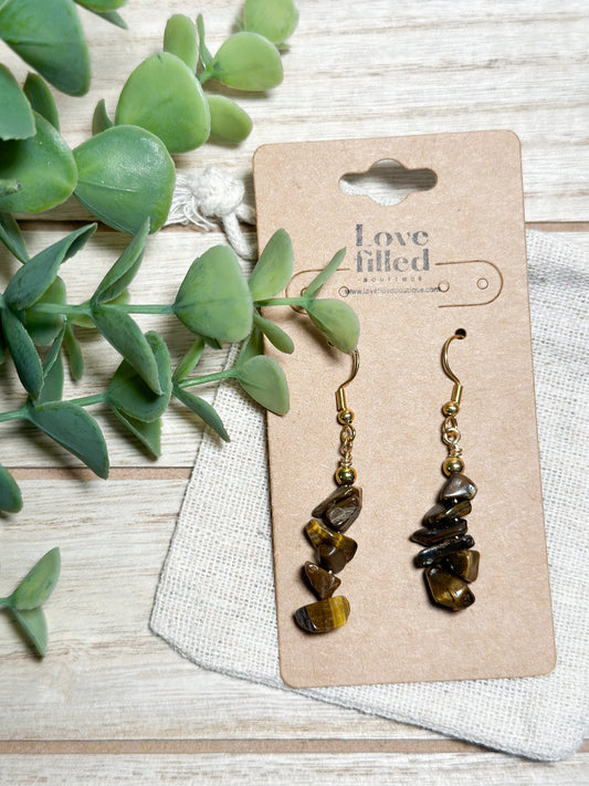 Tiger Eye Earrings