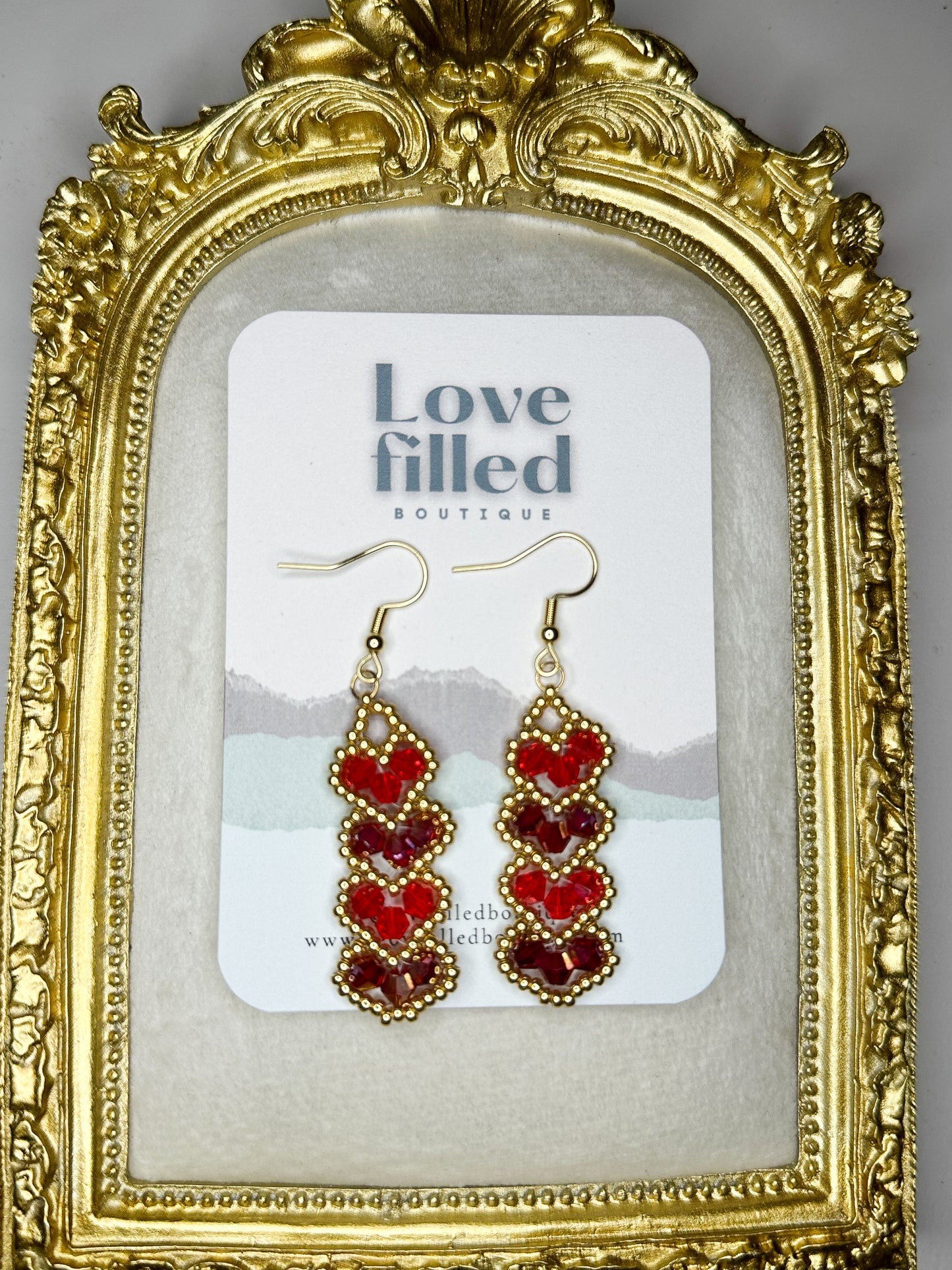 Twin Hearts Earrings