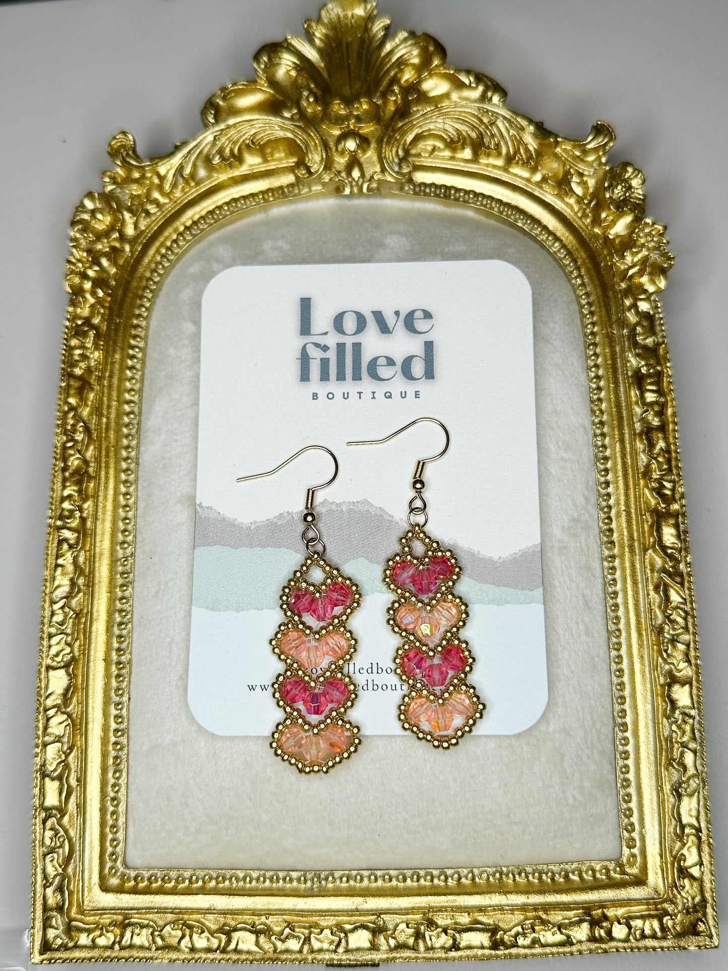 Twin Hearts Earrings